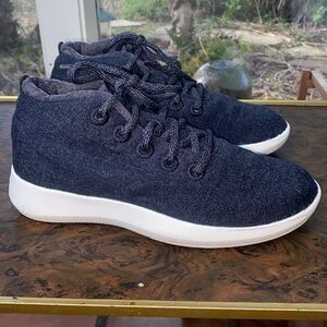 Allbirds Wool Runner-Up Mizzles Natural Black Women's Shoes Size 8 merino wool